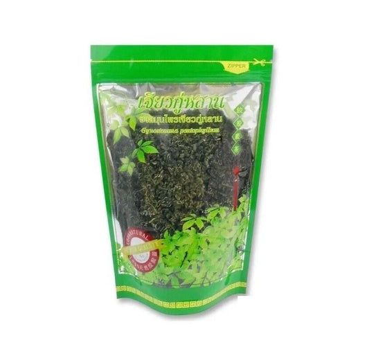 Jiaogulan Dried Herbal Tea 100% Natural Nourish Healthy Thai Herb Tea 100g