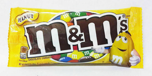 M and M Chocolate Coated Peanuts Candies Melt In Mouth No Melt In Hand 40g