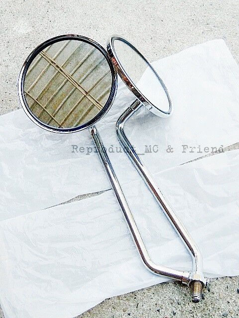 Mirrors L/R : Fits Honda XL100 XL125 XL175 XL250 XL350 CL250 CL350 CL450
