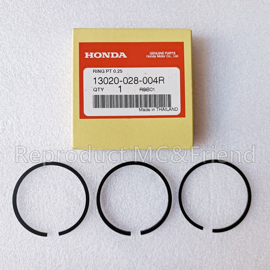 Piston Rings Set 0.25 Oversize New Fits Honda CT90 CL90 CM91 S90 SL90 ST90