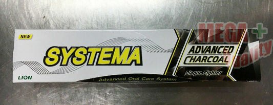 SYSTEMA ADVANCED CHARCOAL Formula Plaque Fighter Toothpaste TEETH CLEAN 160g