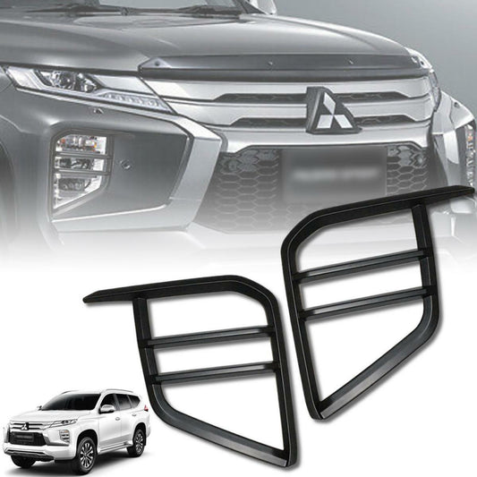Cover Fog Lamp Spot Light Black For Mitsubishi Pajero Montero Sport 2019-2020