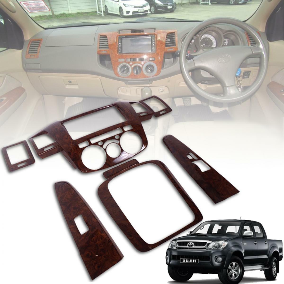 03 - 11 TOYOTA Hilux SR5 Wood Grain Dash Board Console 2 Doors Vigo KUN Mk6 1SET