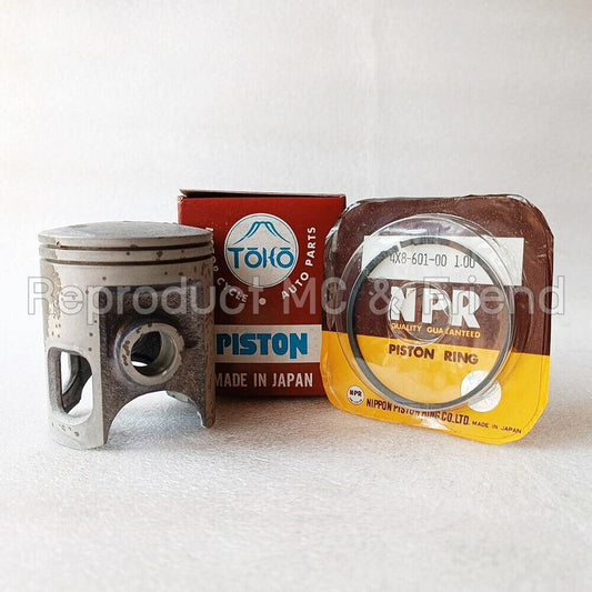 Piston Kit 1.00 OS (Dia= 55.00mm.) Piston & Ring Japan For Yamaha RX115 RX-S RXS
