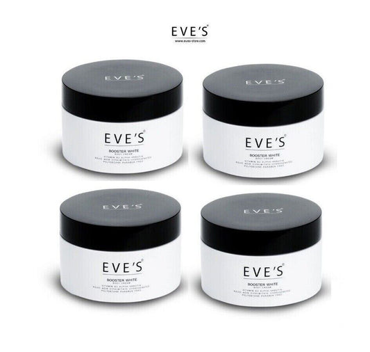 4X Eve’s Booster Body Cream White Skin Brightening Reduce Wrinkles Dark Spots
