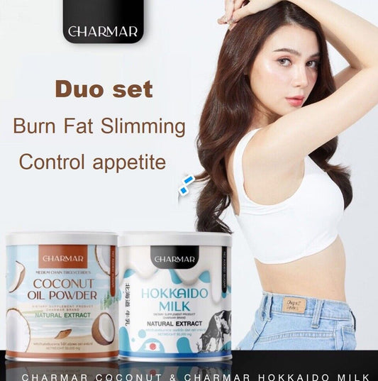 Charmar Coconut Hokkaido Milk Control hunger, burn fat slim, skin care