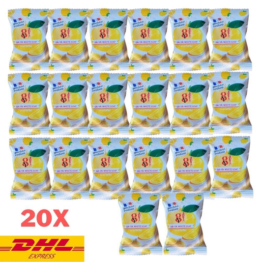 20x GA-YA White Soap Bar Face Body Skin Brightening Nourishing Cleansing 15 g