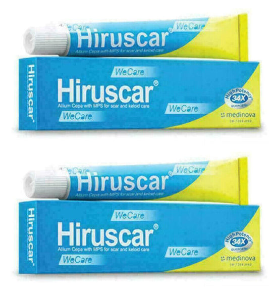 2 x Hiruscar Allium Cepa with MPS for Scar and Keloid Care 7 g.