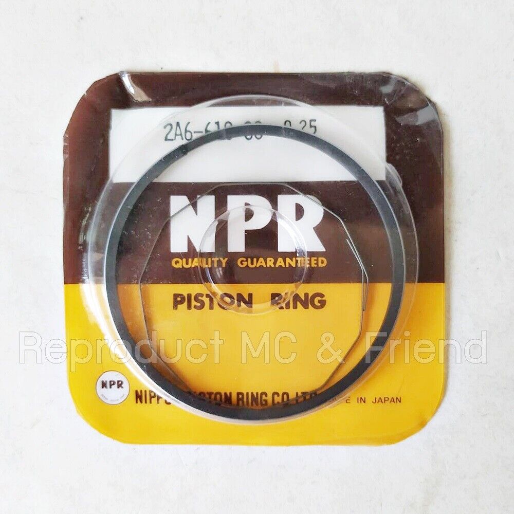 Yamaha DT125 (1978-1981) Piston Rings Ring Set Oversize 0.25 Japan