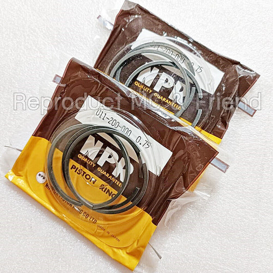 2x Piston Rings Set 0.75 Oversize (For Piston Dia:44.75mm) For Honda C92 CA92