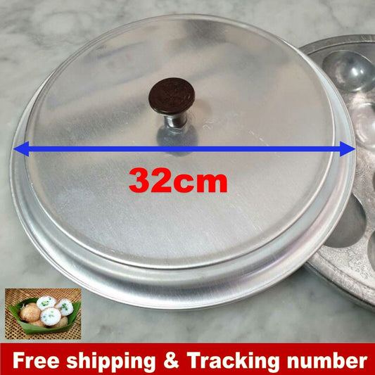 Thai Traditional Kanomkrok Pan Dessert Lid For 28 Holes Pan Cover Aluminium 32cm