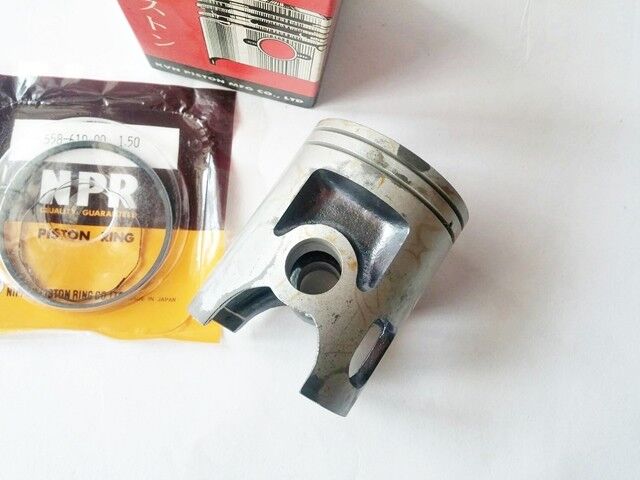 Yamaha RX100 Piston & Ring Set OS 1.50 (Diameter = 53.50mm.) New