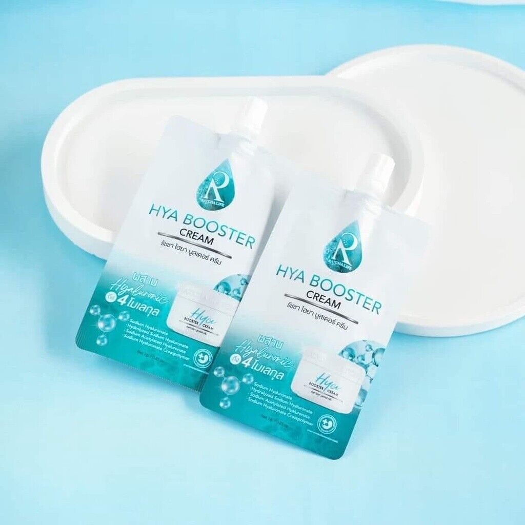10x Ratcha Hya Booster Cream Moisturizing Anti-Wrinkles Aging Younger Skin 7 g