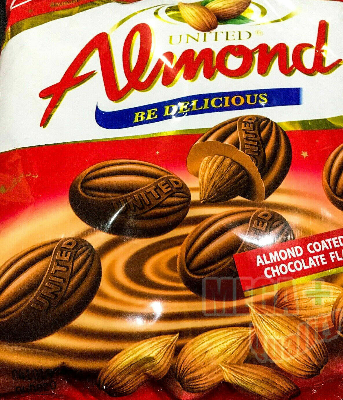 1 Pack.(50 Pcs.) Almond coated with chocolate flavour yummy snack 275g.