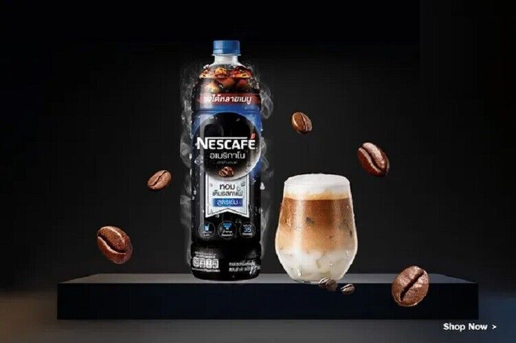 3x 950ml. Nescafe Americano House Blend Ready-to-drink Ice Hot Beverage Intense