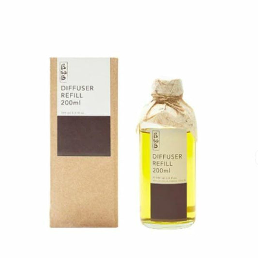BSAB Diffuser Tobacco & Cedar Wood Scent Fragrance Essential Oil Refill 200 ml