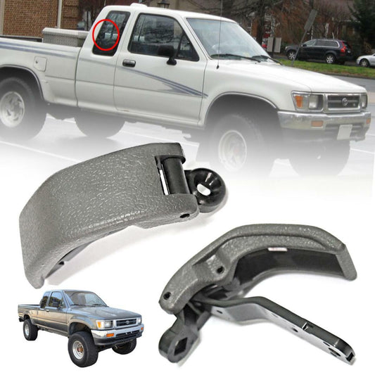 REAR WINDOW LATCH DARK GRAY PAIR TOYOTA HILUX MK3 LN85 RN85 LN106 PICKUP 1989-97