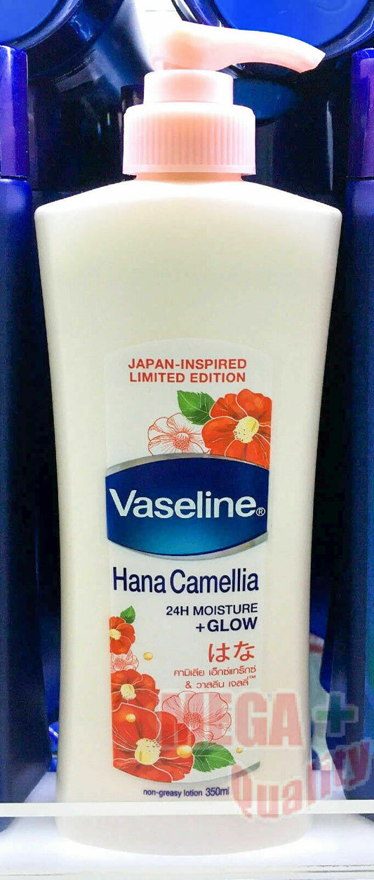 350 ml. Vaseline HANA Camellia 24HR Moisture + Glow Body Lotion