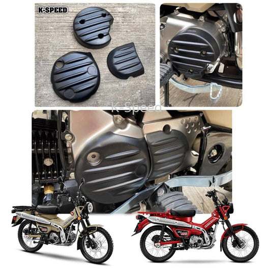 Side Black Engine Cover Guard Frame Protector For Honda CT125 2022 - 2023