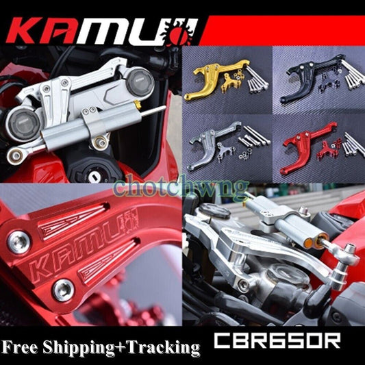 Mounting Bracket Kit Set Steering Damper Fit Honda CBR650R 2019 Body Work Parts