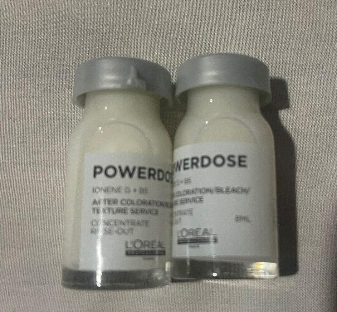 10x LOREAL POWERDOSE IONENE Repair Steam Serum Damage Hair Concentrat Rinse-out