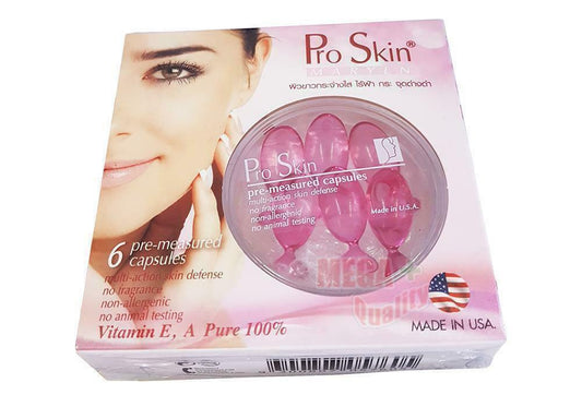 Pro Skin MARYLN Facial Pure Vitamin E, A 100% pre-measued Capsules 6 Capsules