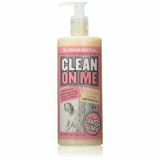 Soap and Glory Clean On Me Creamy Clarifying Soft Smooth Shower Gel 500ml
