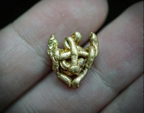 Thai Amulet Charm Origin Love Alphabet Takrut Magic Ultimate Couple Power