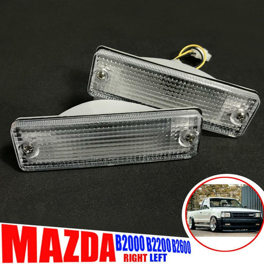 Bumper Lamp Turn Signal Lights Pair For Mazda B Series B2000 B2200 B2600 85-98