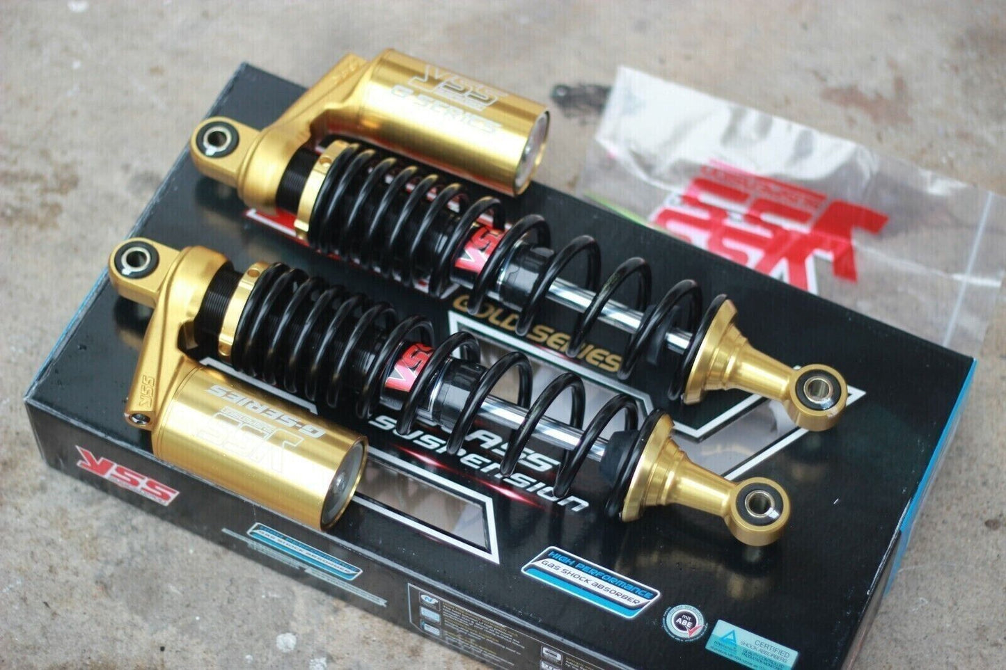 YSS Gas Shocks Absorber Suspension Adjustable Gold 2018 2022 Honda Monkey 125