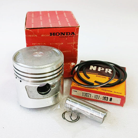 Piston + Ring Set + Pin OS 0.25 For Honda CB100 CL100 CL100S XL100 SL100