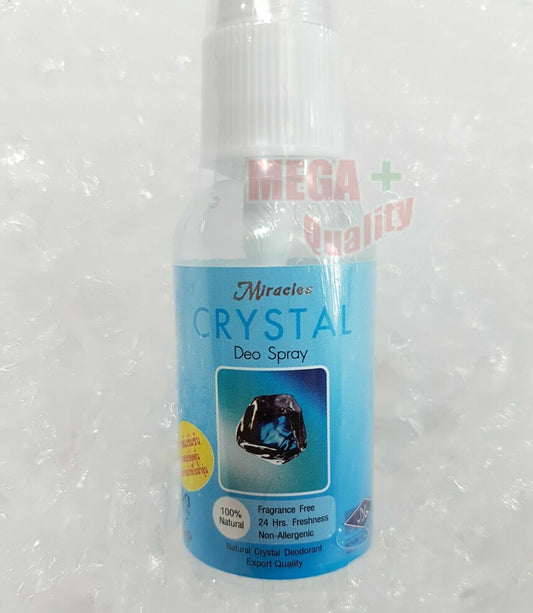 Crystal Natural Potassiumalum Deodorant Antiperspirant Whole Body Spray 30 ml.