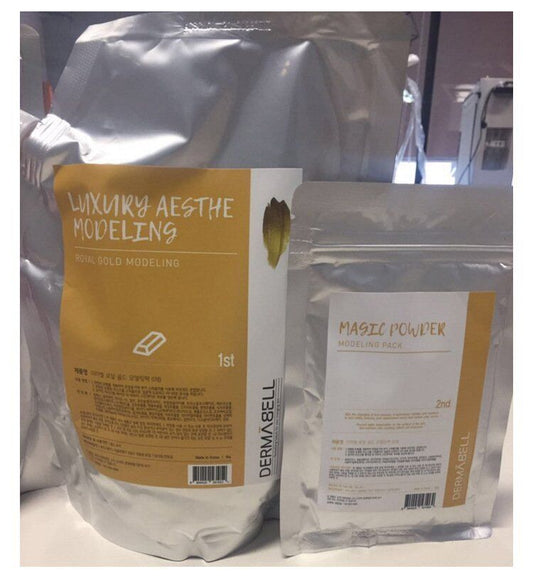Korea Dermabell Luxury Aesthe Modeling Royal Gold 1kg + Masic Powder 100g #ibea