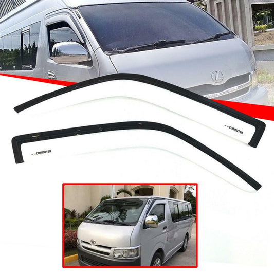 Sun Visor Rain Weather Guard Wind Deflector Fit Toyota Hiace Commuter 2005-14