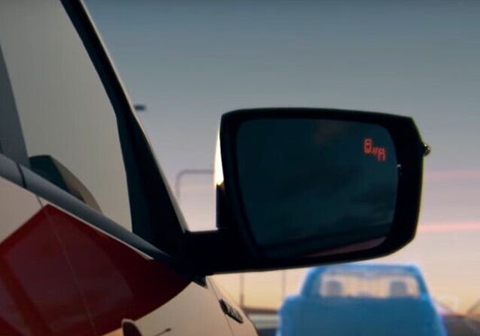 Replacement Left mirror LENS Dmax MU-X 2022-23 for blind spot alert type only