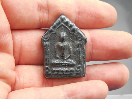 Leklai Phra Khun Pan LP Tim Wat Laharn Rai Thai Buddha Pong Prai Kuman Amulet