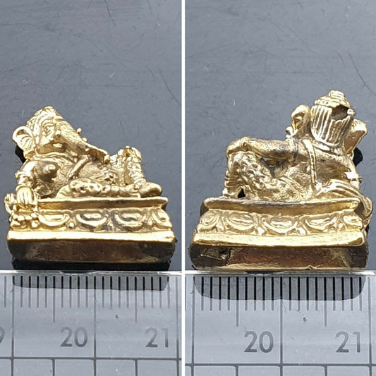 WIN OBSTACLE GANESHA HINDU MINI AMULET OM GANAPATI VINAYAKA GANESH GOD SUCCESS