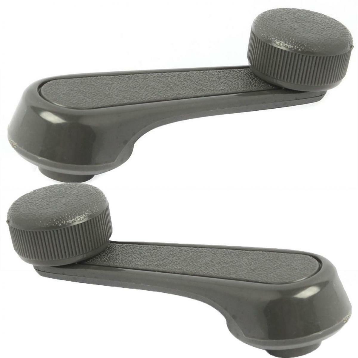Fit 1989-1997 Toyota Hilux LN85 MTX Pickup Window Crank Handle Door Gray 2Pcs