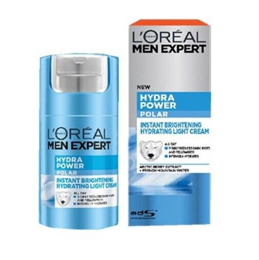 L'Oreal Men Expert Hydra Power Polar Brightening Cream Anti-Oxidant 50 ml.