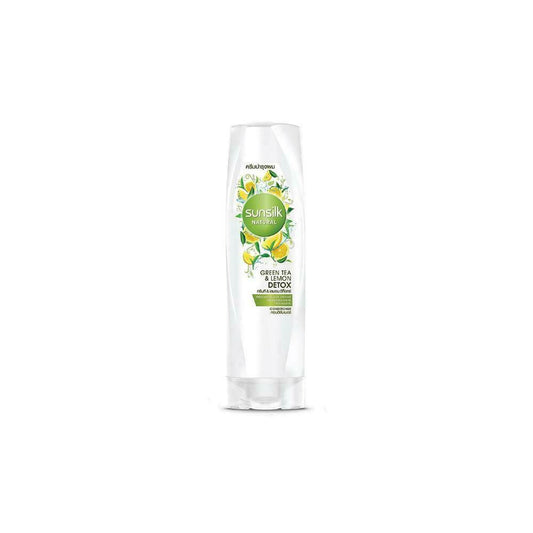 Sunsilk Natural Green Tea and Lemon Detox Conditioner 120 ml fresh and bouncy
