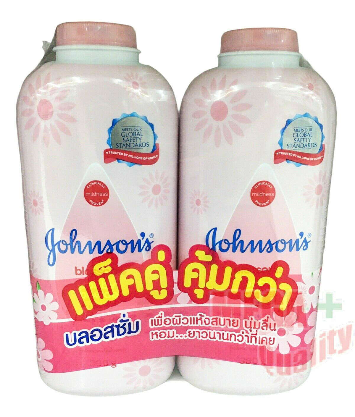 2x Johnson s Baby Kid Powder Blossom Soft Fresh Nice Smelling 380 Grams.