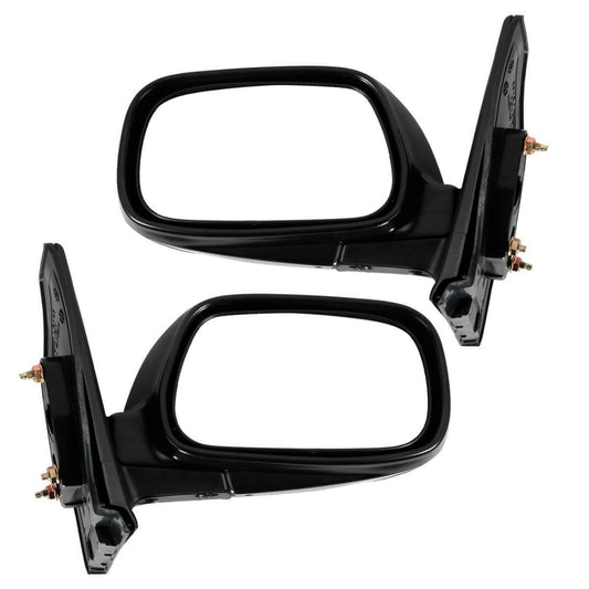 Side View Mirror Black Left Right Fits Toyota Corolla Altis 2001-2007 Sedan