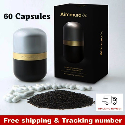 Aimmura X Dietary Black Sesame Extract Lowers Cholesterol Good Fat (60 Capsules)