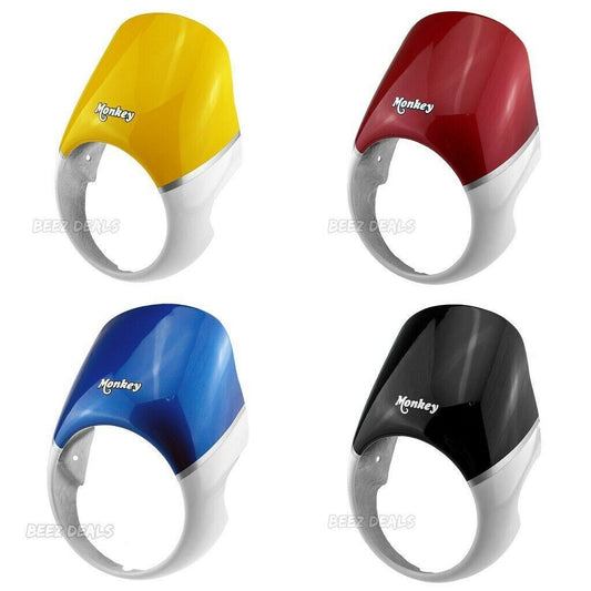 Derazer Headlight Cover Windscreen Windshield Fit Honda Monkey 2018-2021 Z125