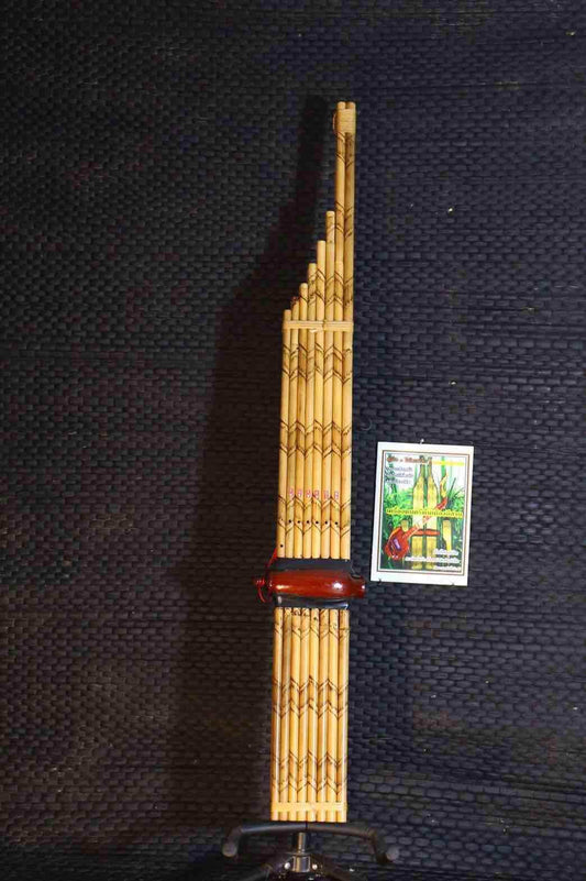 Thai Khaen Bamboo Laos Isan Mouth Organ Musical Melodious sound, decorated with