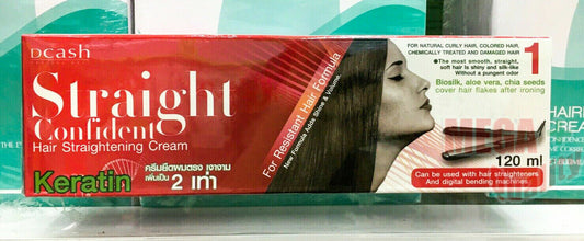 Dcash Professional Hair Straightener Cream Curly Frizzy Resistant Hair Keratin