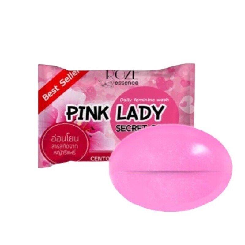 10x Pink Lady Secret Soap Roze Essence Feminine Wash Reduce Odor Vagina 30g