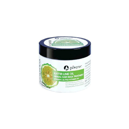 Poompuksa Kaffir Lime Oil Herbal Hair Mask Treatment Kaffir Lime Oil 300 g