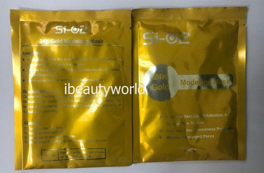 2pcs x Korea Si-O2 24k Gold Modelling Mask 40g #ibea