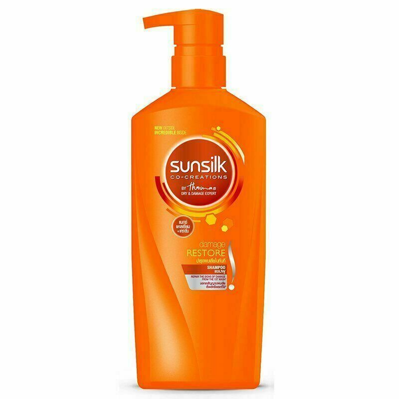 Sunsilk Damage Restore 650 ml x 2 Shampoo+Conditioner Special Pack